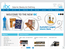 Tablet Screenshot of ibcshopping.com.au